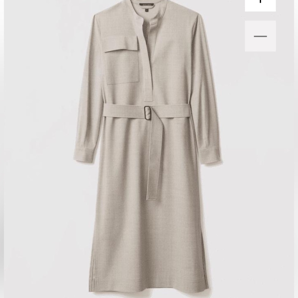 Judith and Charles Livorno Belted Shirt Dress size 6 NWOT